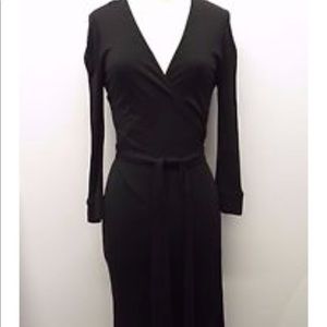 Diane von Furstenberg Black Wrap Dress
